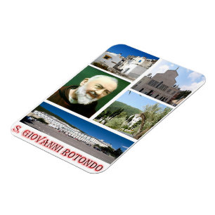 Italy - Apulia - Foggia - S.G.Rotondo - Mosaic - Magnet