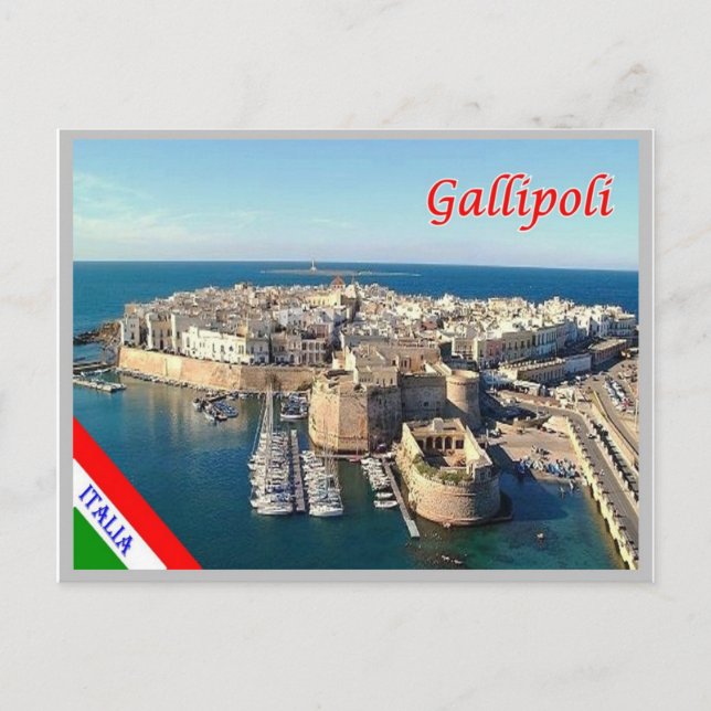 Italy - Apulia - Salento - Gallipoli Old Town - Postcard (Front)