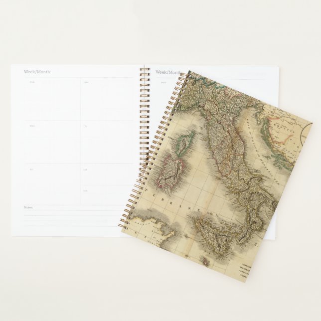 Italy Atlas Map Planner (Display)