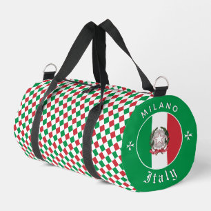 Italy Bag, gym, travel bag, Italian Flag Duffle Bag