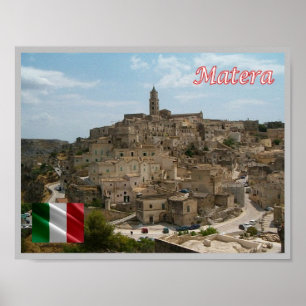 Italy - Basilicata - The Sassi of Matera - Poster
