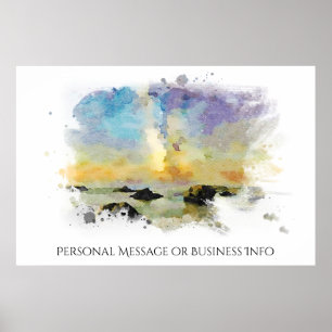 *~* Italy Beach Spiaggia delle cannelle AP12 Poster