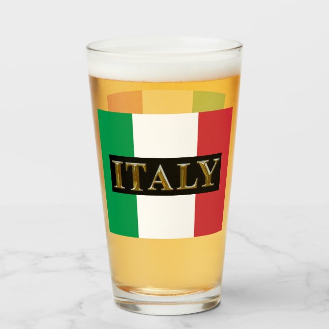 ITALY BEER GLASS (Front Filled)