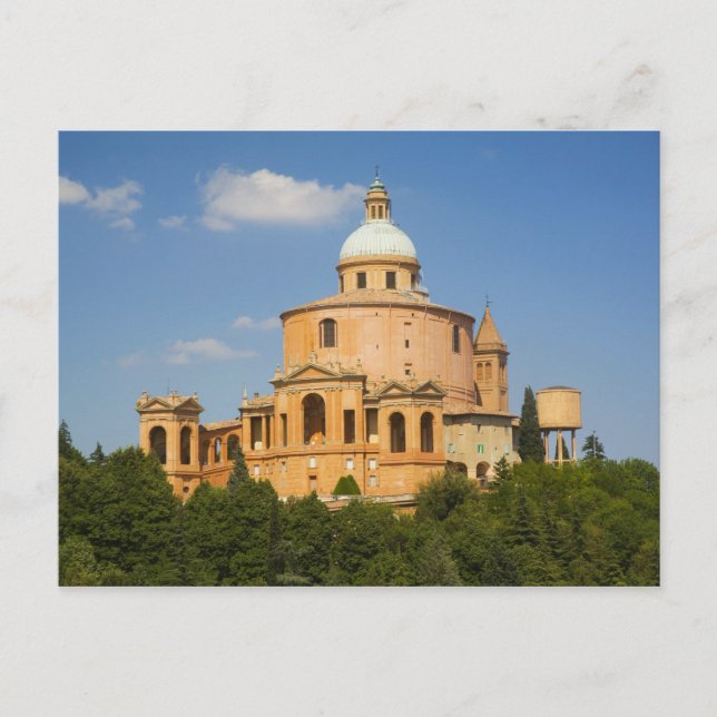 Italy, Bologna, Sunny Day with Portico di San Postcard (Front)