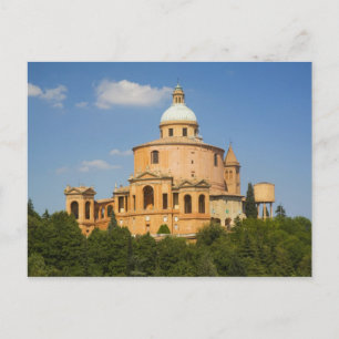 Italy, Bologna, Sunny Day with Portico di San Postcard