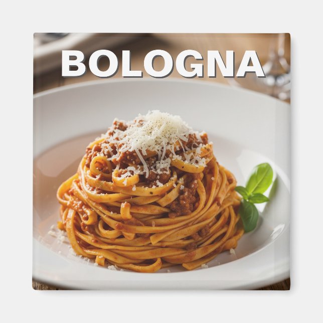 Italy Bologna Tagliatelle al ragù Magnet (Front)