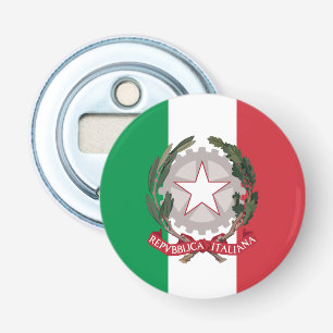 Italy Bottle Opener, Italian Flag, Emblem / Party Opener