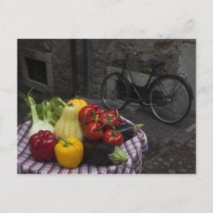 Italy, Brescia Province, Gargnano. Table with 2 Postcard