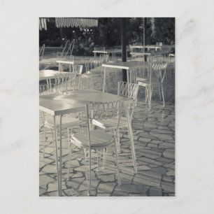 Italy, Brescia Province, Sirmione. Lakeside cafe Postcard