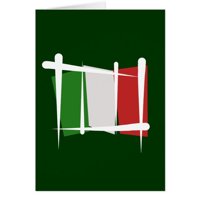 Italy Brush Flag (Front)