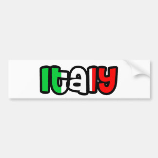 Italy Bumper Sticker