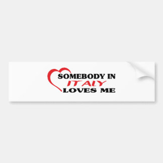 ITALY BUMPER STICKER