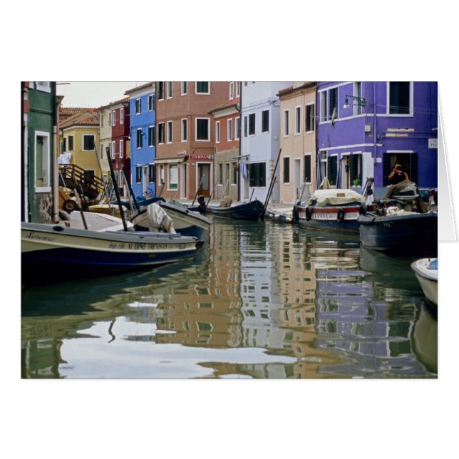 Italy- Burano Reflections (Front Horizontal)