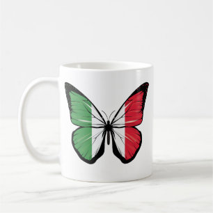 Italy Butterfly Flag Coffee Mug