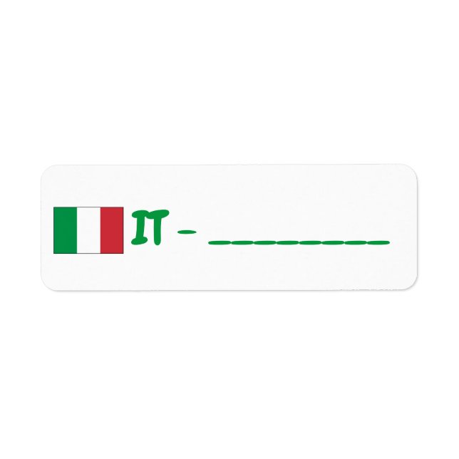 Italy by post crossing (Front)