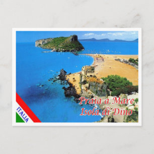 Italy - Calabria - Praia a Mare - Isola di Dino - Postcard