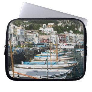 ITALY, Campania, (Bay of Naples), CAPRI: Marina Laptop Sleeve