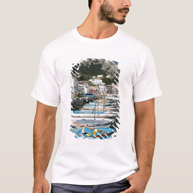 ITALY, Campania, (Bay of Naples), CAPRI: Marina T-Shirt (Front)
