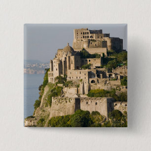 ITALY, Campania, Bay of Naples), ISCHIA, 15 Cm Square Badge