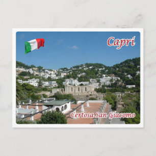 Italy - Campania - Capri - Certosa di San Giacomo Postcard
