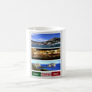 Italy - Campania - Capri - Mosaic - Coffee Mug