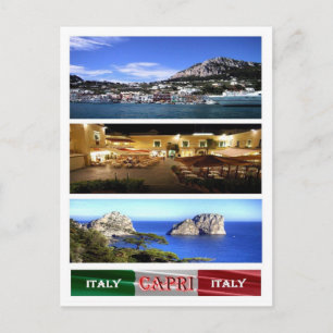 Italy - Campania - Capri - Mosaic - Postcard
