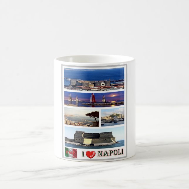 Italy - Campania - Naples - I Love - Coffee Mug (Center)