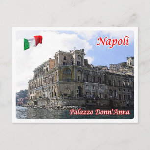 Italy - Campania - Naples - Palazzo Donn'Anna - Postcard