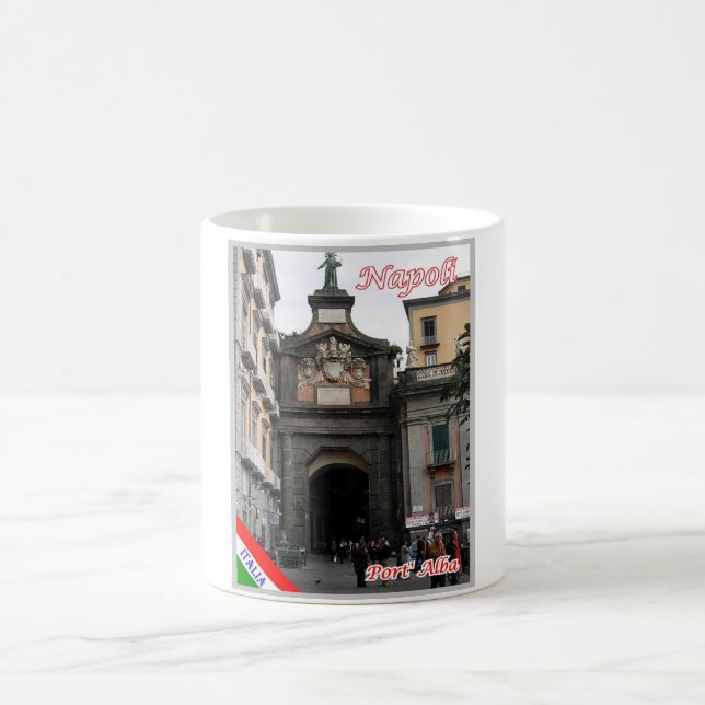 Italy - Campania - Naples - Port' Alba - Coffee Mug (Center)