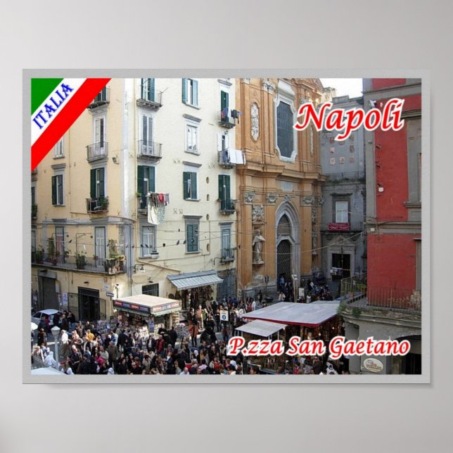 Italy - Campania - Naples - Poster (Front)