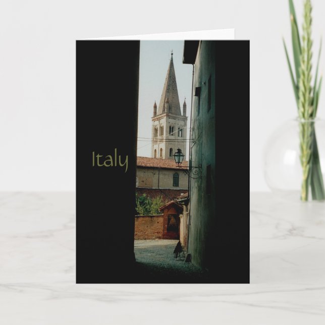 Italy Card (Front)