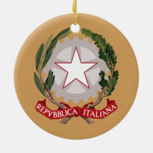 Italy - Ceramic Christmas Ornament