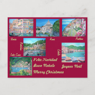 Italy - Christmas Postcard