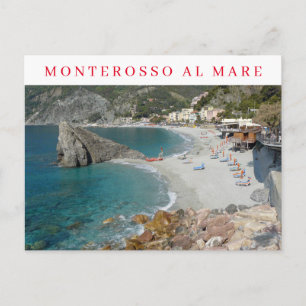 Italy Cinque Terre Monterosso view postcard