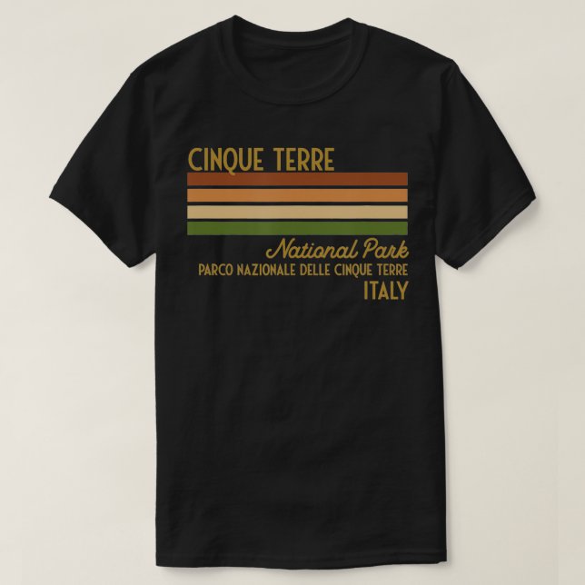 Italy Cinque Terre National Park  T-Shirt (Design Front)