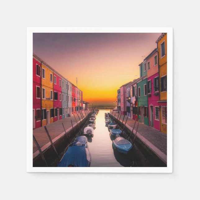 Italy Cityscape        Napkin (Front)