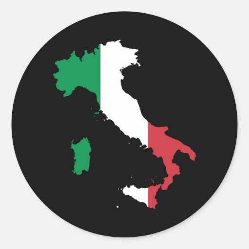 Image of Italy Classic Round Sticker