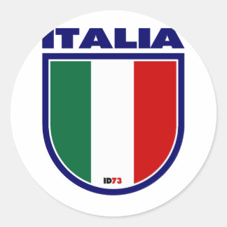 Italy Classic Round Sticker