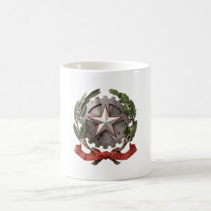 Italy coat arms country flag symbol emblem coffee mug