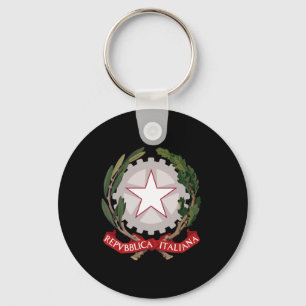Italy Coat of Arms Key Ring