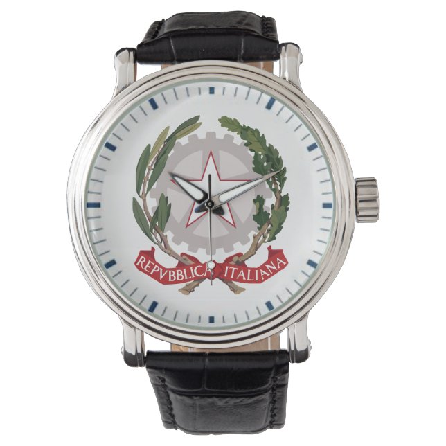 Italy Coat of Arms Wristwatch (Front)