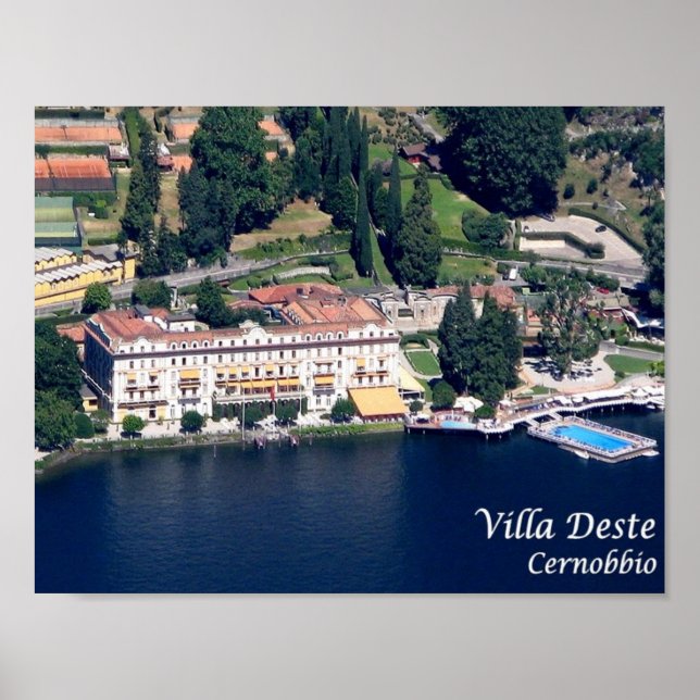 Italy - Como Lake - Cernobbio - Villa D'Este - Poster (Front)