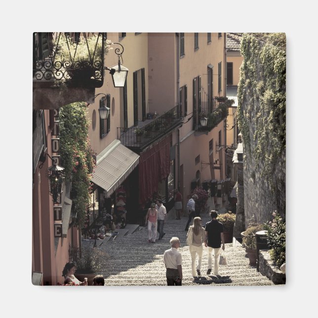 Italy, Como Province, Bellagio. Salita 2 Magnet (Front)