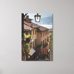 Italy, Como Province, Bellagio. Salita Canvas Print