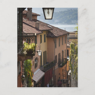 Italy, Como Province, Bellagio. Salita Postcard