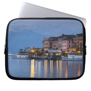 Italy, Como Province, Bellagio. Town view, Laptop Sleeve