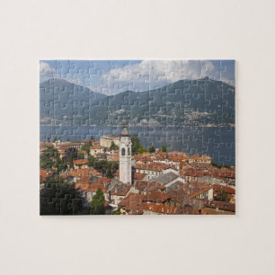 Italy, Como Province, Menaggio. Town view and Jigsaw Puzzle