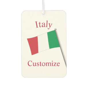 Italy Country Flag Thunder_Cove Car Air Freshener