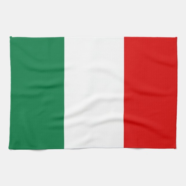 italy country flag towel (Horizontal)