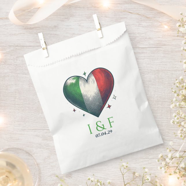 Italy Couple Wedding Favour Bags (Clipped)